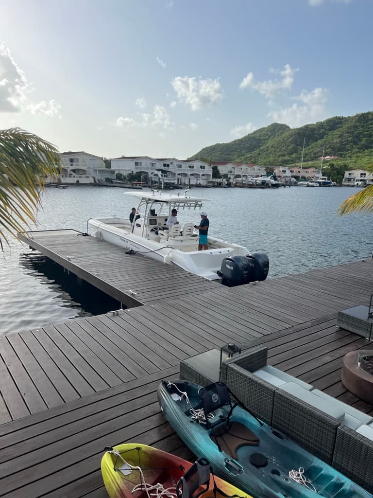 Private boat dock
