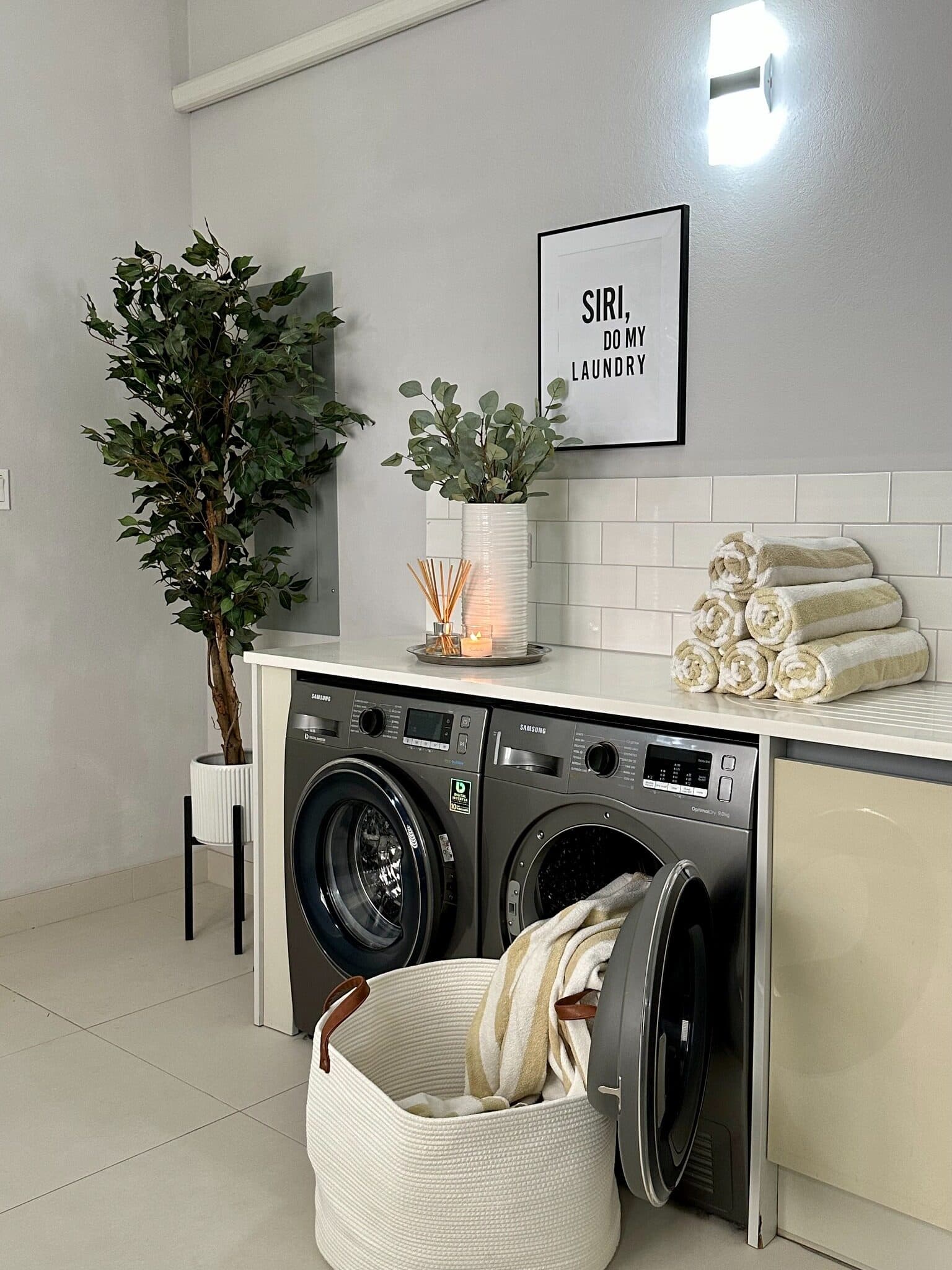 Laundry Room with washer and dryer